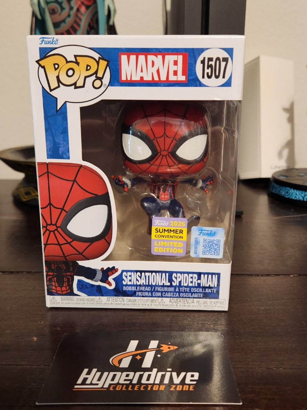 Marvel Sensational Spider-Man Funko Pop! Vinyl Figure #1507 Exclusive